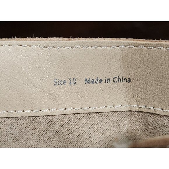 Dolce Vita Pointed-Toe Western Booties in Dune Nubuck/Sz. 10 - Picture 7 of 9